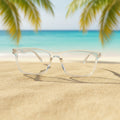 Blue Light Blocking Glasses by FUEGO Sunglasses clear frame